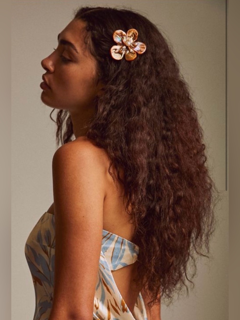 🌼NWT🌼 The Lilah Flower Clip by Curried Myrrh at Free People